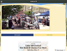 Tablet Screenshot of cityofanderson.com